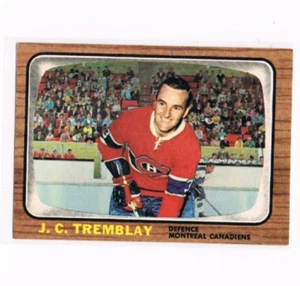 1966-67 Topps #5 Jean Claude J.C.  Tremblay - set break - NRMT - Picture 1 of 2