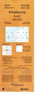 Mappa base Estonia/Eesti Baaskaart - 5142 KIHELKONNA, 1:50 000, ed.1998 - Foto 1 di 5