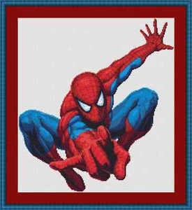 Spiderman Cross Stitch Kit - Picture 1 of 2