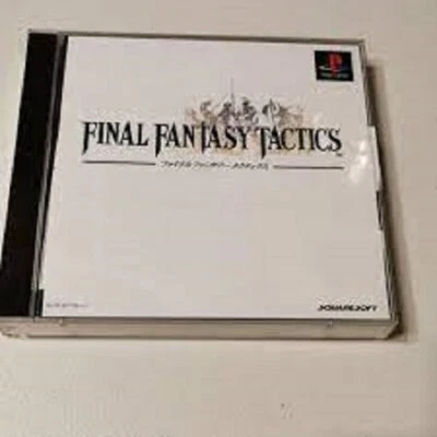 Used Square Soft Final Fantasy Tactics Sony Playstation 1 Japanese Retro Game  - Image 1 of 4