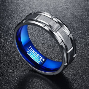 Fashion Men/Women Stainless Steel Wedding Ring Titanium Engagement Band Jewelry