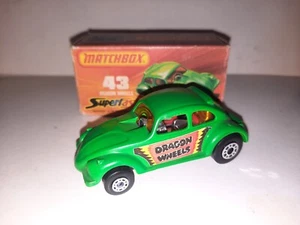 Matchbox Superfast #43 Dragon Wheels Volkswagen Käfer - Bild 1 von 5