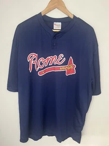 Rome Braves Stadium Giveaway Jersey Shirt Men’s Size XL Blue SGA - Picture 1 of 4