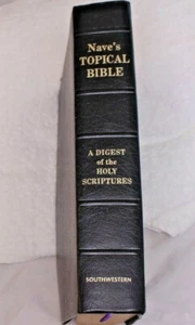 Nave's Topical Bible 1962 Southwestern - Imitation Leather Thumb Indexed VGC - Picture 1 of 7