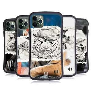 HEAD CASE DESIGNS WILD DOODLES HYBRID CASE FOR APPLE iPHONES PHONES - Picture 1 of 12