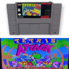 Tetris Attack (Super Nintendo Entertainment System, 1996) Authentic & Tested