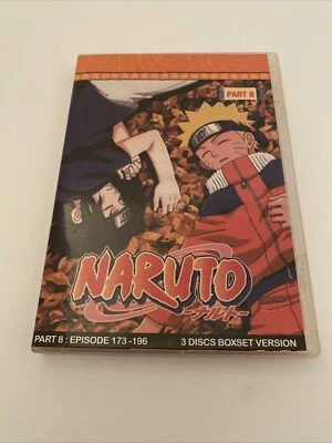 NARUTO DVD PART 8 Episodes 173-196 , 3 Disc Set￼ - Image 1 of 4