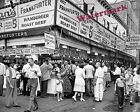 Nathan's Famous 1947 Coney Island Stand in New York 8x10 Photo
