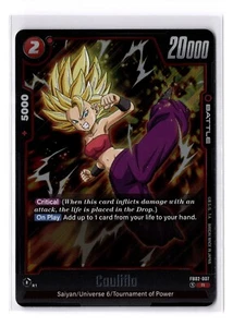 DBZ - Caulifla Blazing Aura FB02-007 R FOIL - NM - FRESH CARD - Picture 1 of 2