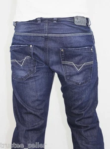 Neu mit Etikett Herren Diesel Mode schmale Passform Jeans Hose Krooley 802D Vintage blau - Bild 1 von 11