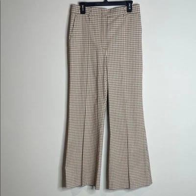 Pantalone donna Sportmax a quadri misto cotone taglia 14 - Immagine 1 di 4