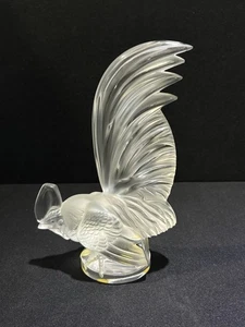 LALIQUE France Crystal COQ NAIN Cock Rooster Figurine - Picture 1 of 10