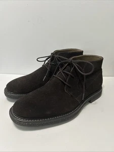 Men’s Calvin Klein 7M Ankle Boots Brown Suede Lace Up - Picture 1 of 7