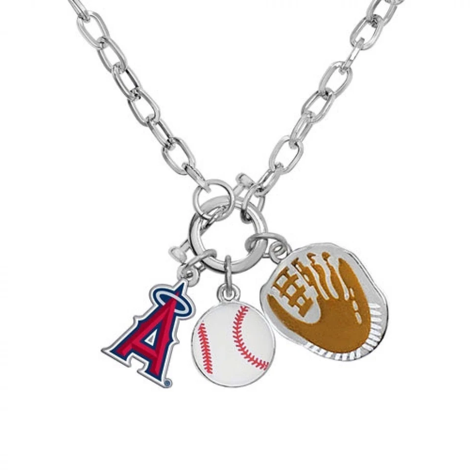 Game Time 101606 MLB LA Angels Charm Necklace - Image 1 of 1
