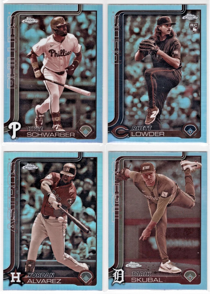 Refractores sepia cromados Topps 2025 -Tú eliges- 1-300 **Compra más, ahorra más** Foto 1 de 1