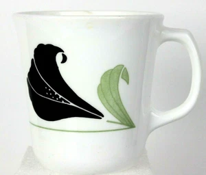 VTG Corning (Corelle) Black Orchid Cup Corning USA M'Wave OK 23 New Old Stock - Picture 1 of 7