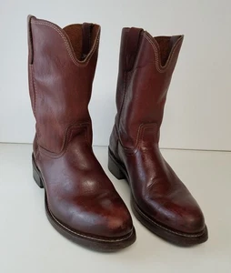 Biltrite Western Boots Cowboy Shoes Mens Size 9.5 Brown Leather Made USA - Bild 1 von 17