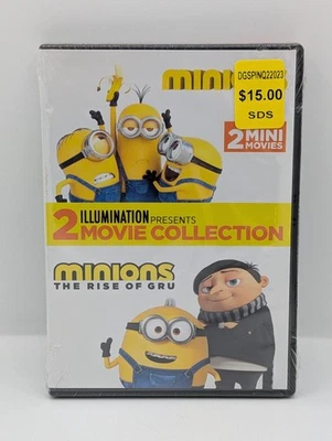 Minions & Minions: The Rise Of Gru 2 Movie Collection DVD *BRAND NEW & SEALED* - Image 1 of 2