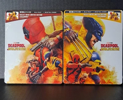 Deadpool and Wolverine Steelbook (BOTH VARIANTS) (4K UHD + Blu-ray + Digital) - Image 1 of 4
