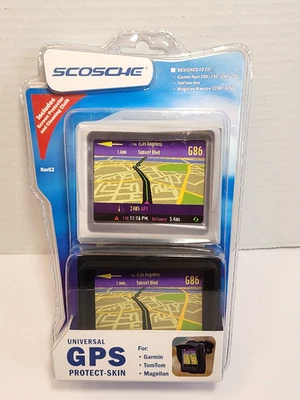 SCOSCHE Universal GPS Protective Skin for 3.5" Garmin TomTom  Magellan GPS NAVS2 - Image 1 of 4
