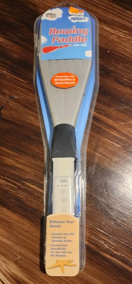 Wii SPORTS RESORT Sistema de Juego Accesorio ROWING PADDLE por I-Concepts 2009 **NUEVO** Foto 1 de 2