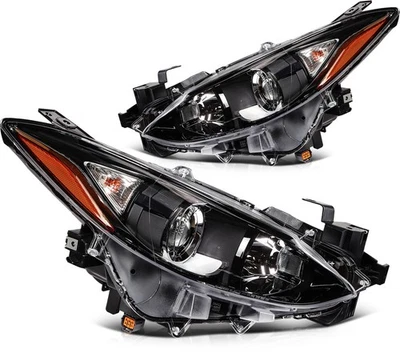 Headlights Assembly Left+Right Pair w/Projector For Mazda 3 2014 2015 2016 Foto 1 de 4