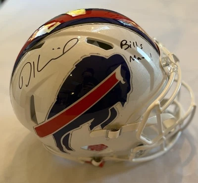 🔥Casco auténtico firmado por Dalton Kincaid certificado de autenticidad de fanáticos🔥 Foto 1 de 4