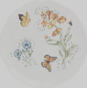 Lenox BUTTERFLY MEADOW Monarch Dinner Plate 10 7/8 inches - Picture 1 of 4
