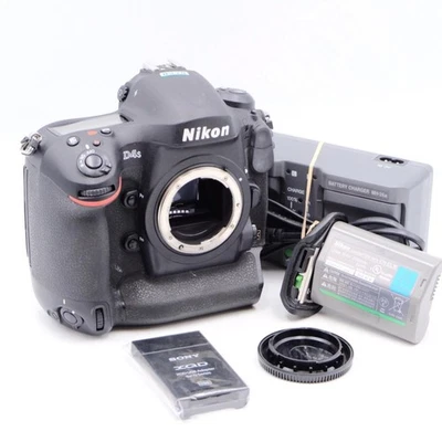 Nikon D4S 16.2MP DSLR (XQD и CF) с аккумулятором, зарядное устройство и считыватель - должен увидеть! (0279) - Изображение 1 из 4