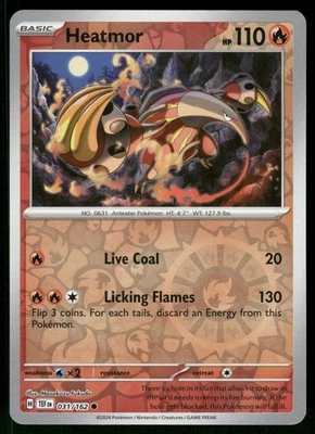 Heatmor 031/162 TEF SV05: Temporal Forces Reverse Holo NM - Image 1 of 2