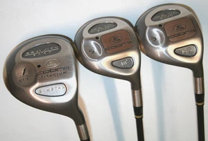 Cobra Gravity Back Wood Set Driver, 3 & 5 woods with Cobra regular flex shafts - Picture 1 of 9