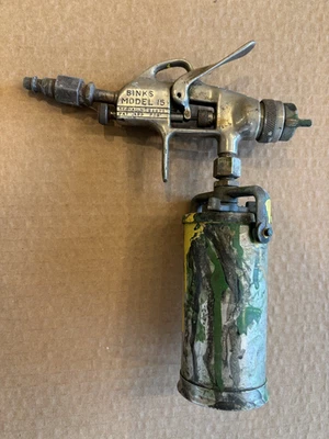 Binks Model 15 Spray Gun & Cup - D76S Spray Tip - Image 1 of 4