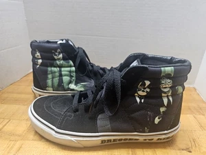 Vans Sk8-Hi x KISS Dressed to Kill Black High Top Sneakers M Sz 6.5  W Sz 8  HTF - Picture 1 of 18