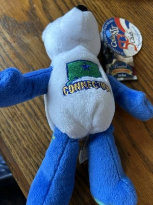 NUEVO OSO MONEDA DE CUARTO DE PELUCHE ESTADO CONNECTICUT TESOROS LIMITADOS Y ENVÍO GRATUITO Foto 1 de 3