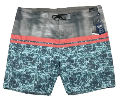 Men's Roundtree & Yorke Surf Shop Board Shorts Size 48 Gray Blue NEW Beach Wear - Image 1 of 4