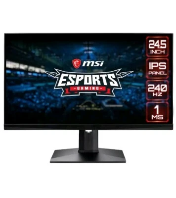 MSI MAG251RX 24.5" 1920x1080 1ms 240Hz GSync Monitor  - Image 1 of 4