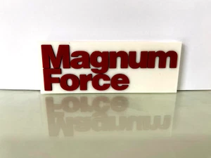 Magnum Force Logo 1973 Action Crime Dirty Harry Vigilante Callahan Neo-Noir MF - Picture 1 of 1