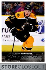2015-16 Upper Deck #243 Joonas Kemppainen Rookie Young Guns RC Boston Bruins