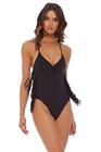New L*Space L Space  Pebble Gypsy One Piece  Swimsuit Black  8