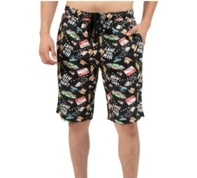 F.R.I.E.N.D.S Hombres Jam Corto Ajuste Cómodo, Salón/Dormir Talla XL (40-42) NUEVO CON ETIQUETAS  Foto 1 de 3