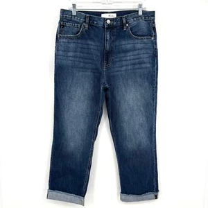 Kancan Finley High-Rise Straight Leg Jeans Relaxed Fit Women’s Size 13/30 Preppy - Picture 1 of 9
