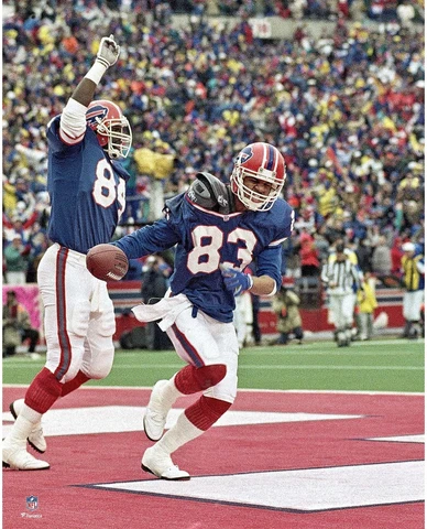 Andre Reed Buffalo Bills Unsigned Touchdown Reception Photo Cover