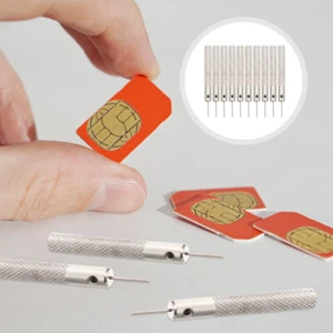 10 Pcs Smartphone Ejector SIM-Kartenleser SIM-Auswerfer-Tool -Pin - Zdjęcie 1 z 12