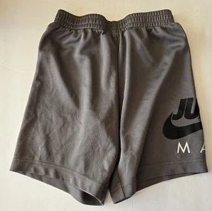 Jordan Shorts Youth 6-7 Graphite Athletic Casual Boys Kids Jumpman Logo Preowned - Picture 1 of 5
