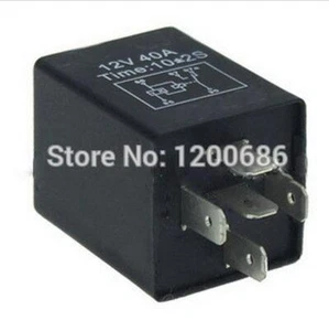 Time Delay Relay 30A Automotive 12V 5 Pins 3/10 seconds ON Delay Relays SPDT - Picture 1 of 12