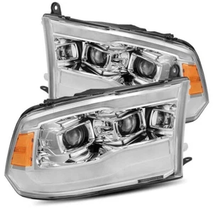 AlphaRex For 2009-2018 Dodge Ram MK II Halogen Projector Headlights Lamps Chrome - Picture 1 of 10