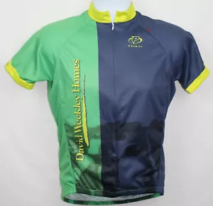 David Weekley Homes ~ Primal Radtrikot Herren klein grün & blau Colorblock - Bild 1 von 4