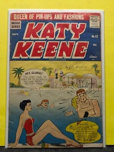 Cómic de colección de Archie - Katy Keene #42 10¢ 1958 completo - arte de buena chica, arte pin up - Imagen 1 de 12