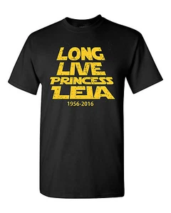 Long Live Princess Leia 1956-2016 Star Wars Unisex Tee Shirt 1564 - Picture 1 of 20