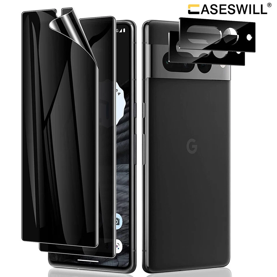 For Google Pixel 10 9A 8A 8 7A 7 9 Pro XL Soft TPU Film Privacy Screen Protector - Image 1 of 4